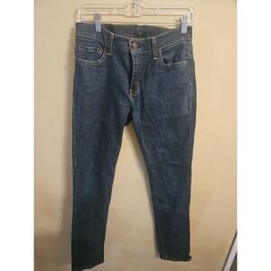 Levi's 511 Jeans Mens 30x32 Blue Slim Fit Dark Wash Denim